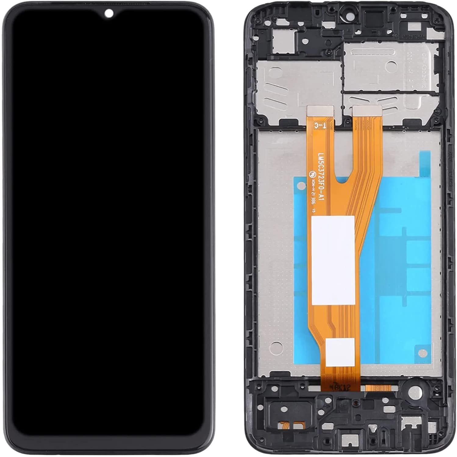 Samsung Galaxy A03 Screen Replacement with Frame, 6.5 Inch PLS TFT LCD Touch Digitizer, Complete Disassembly Repair Tool Kit for SM-A035F SM-A035M SM-A035U โ image 3