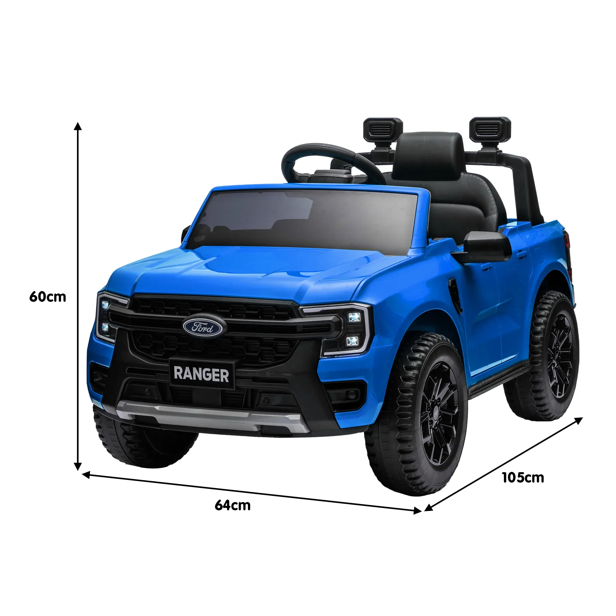 Kahuna Ford Ranger Electric Kids Ride On Car in Blue โ image 4
