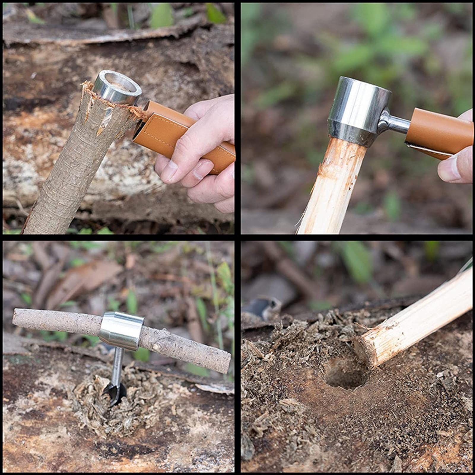 Survival Tools for Bushcraft Settlers Wrench, Wood Auger Drill Bit for Bushcraft Backpack and Camping — image 5