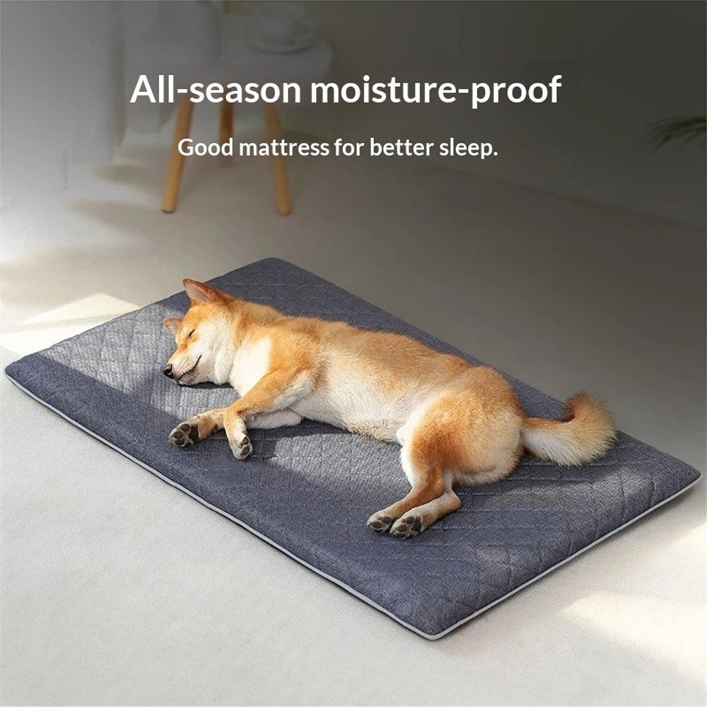 Chew Proof Dog Crate Bed Mat, 29"x18.5" Kennel Pad for Aggressive Chewers, Plaid Durable Puppy Crate Mats for Medium Dogs Cages(L) — image 4
