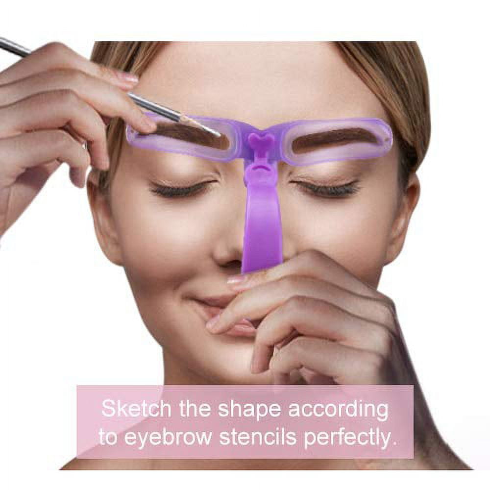 Eyebrow Stencils, Eyebrow Template, 8 Styles Reusable Eyebrow Stencil โ image 2