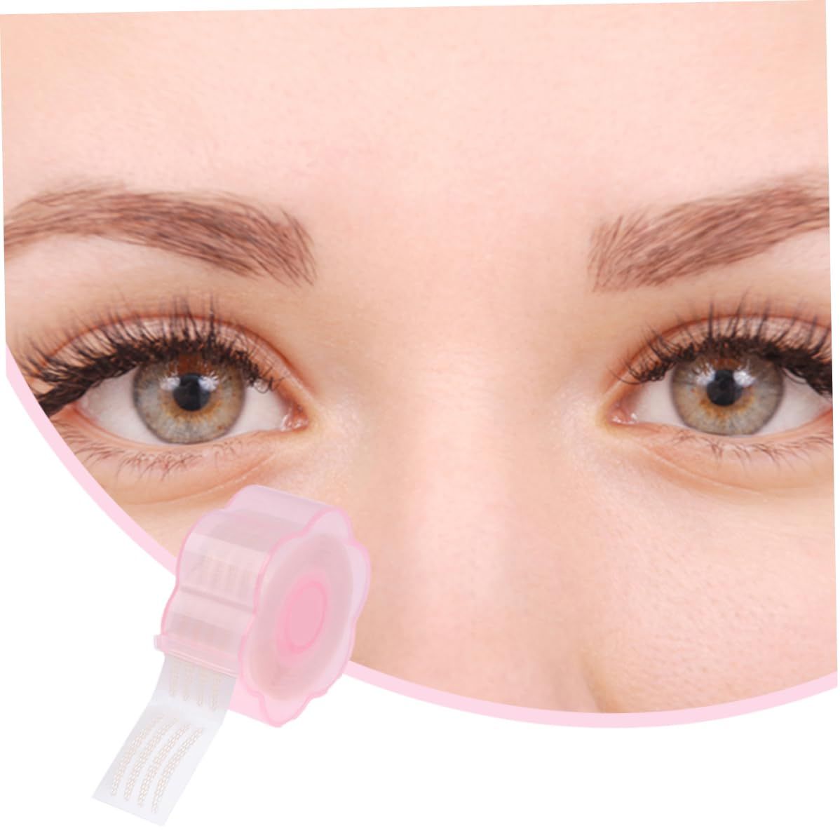 1800PCS Beige Three Different Shape Double Eyelid Tape Tool Invisible Beauty Double Eyelid Tape Stickers Makeup Breathable Big Eye — image 5