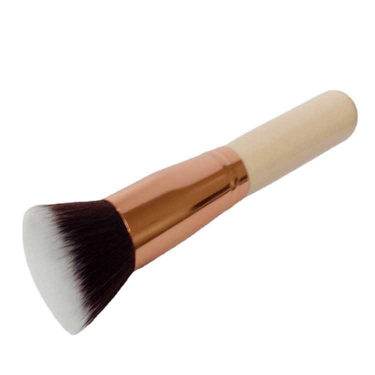 Flat top foundation make-up luxurious pink makeup brush repair contour liquid cream powder beauty tool foundation make-up brush โ image 5