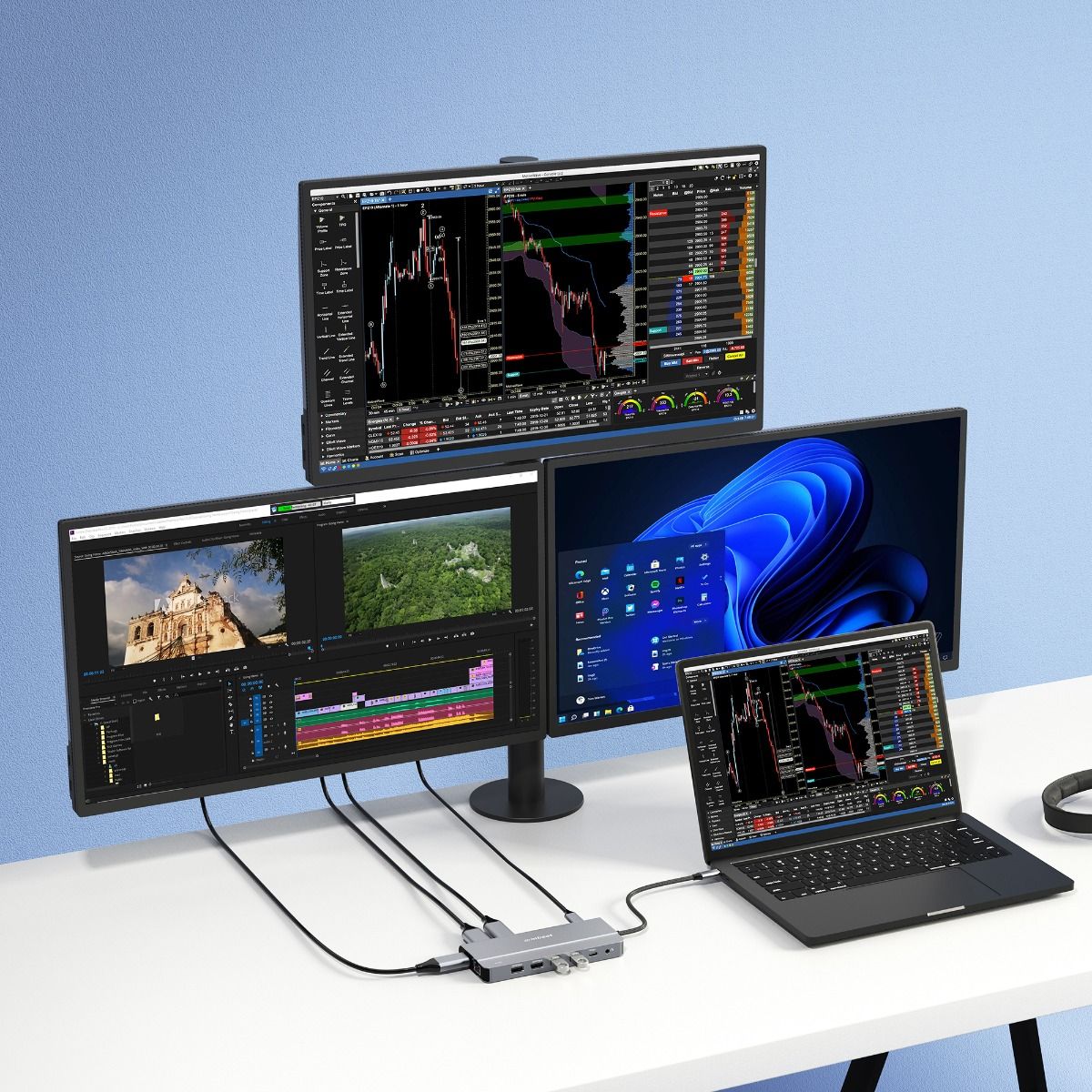 mbeat Elite X14 Triple 4K Display Multi-Port USB-C Hub โ image 3
