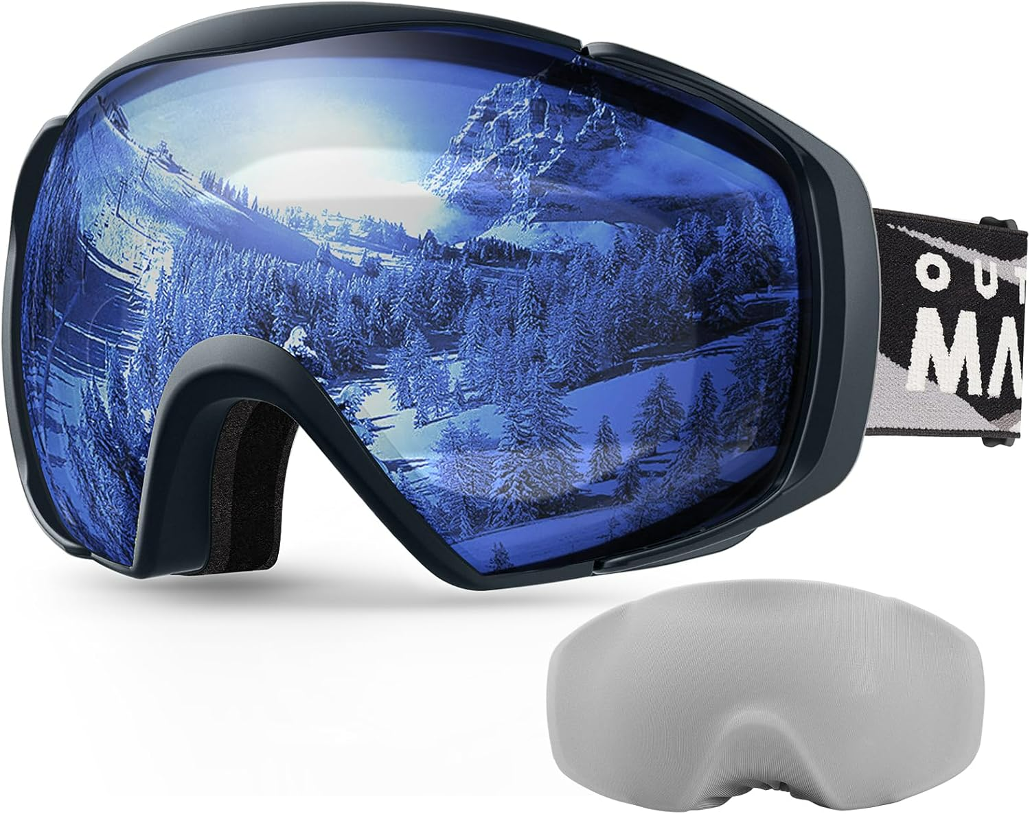 OutdoorMaster Ski Goggles with Cover Snowboard Snow Goggles OTG Anti-Fog -100% UV Protection-OM-18 — image 2
