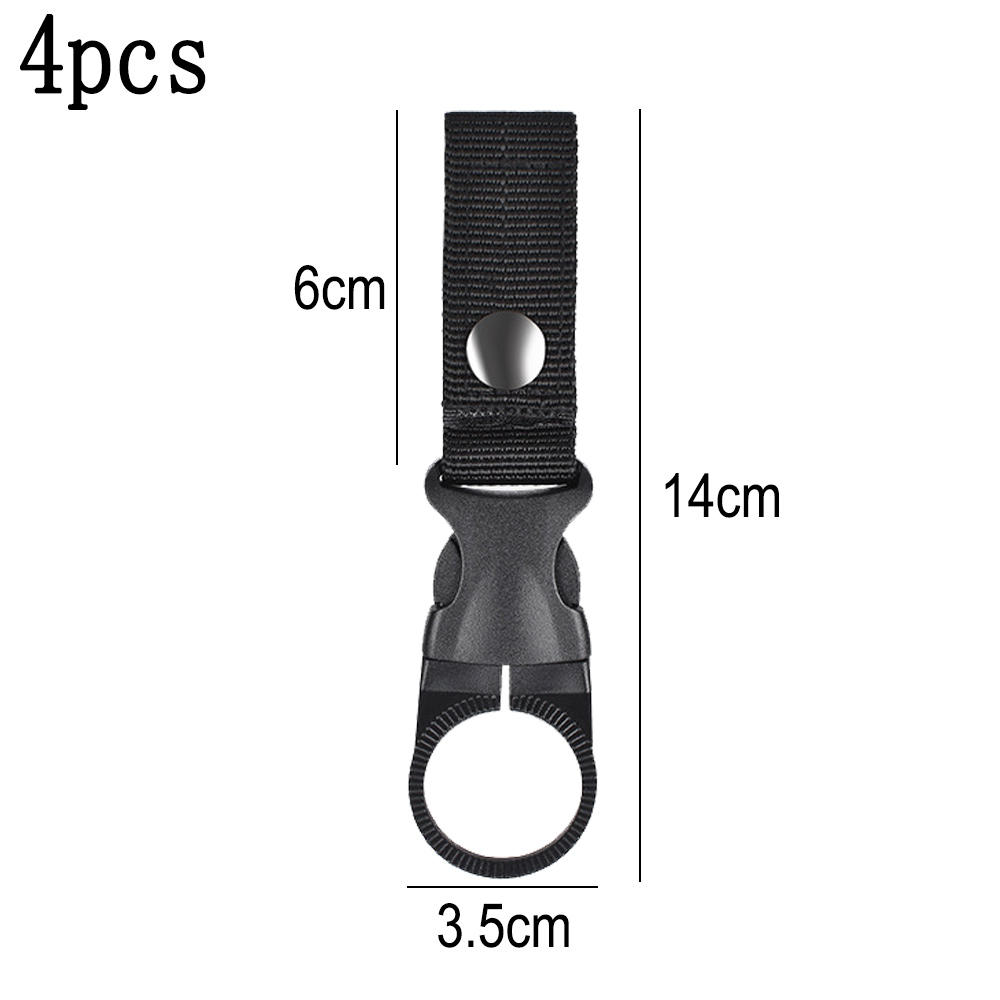 pcs Hanging Bottle Holder, Carabiner Hook, Portable Water Bottle โ image 2