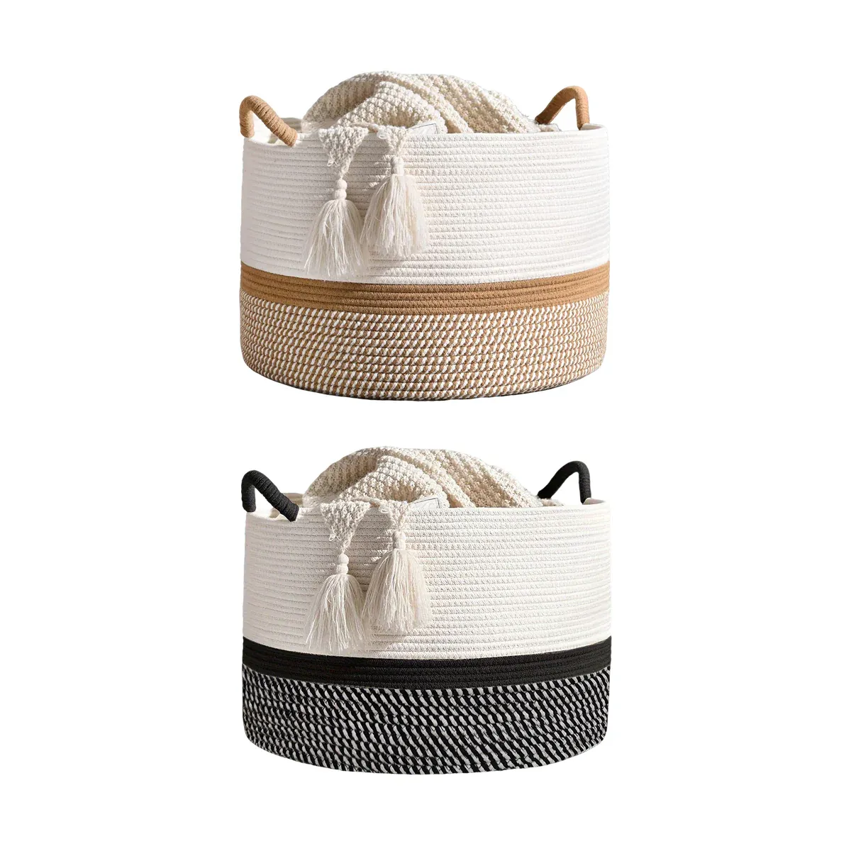 Foldable Large Laundry Hamper Dirty Clothes Basket Space Saving Durable For Home - Yellow β image 3