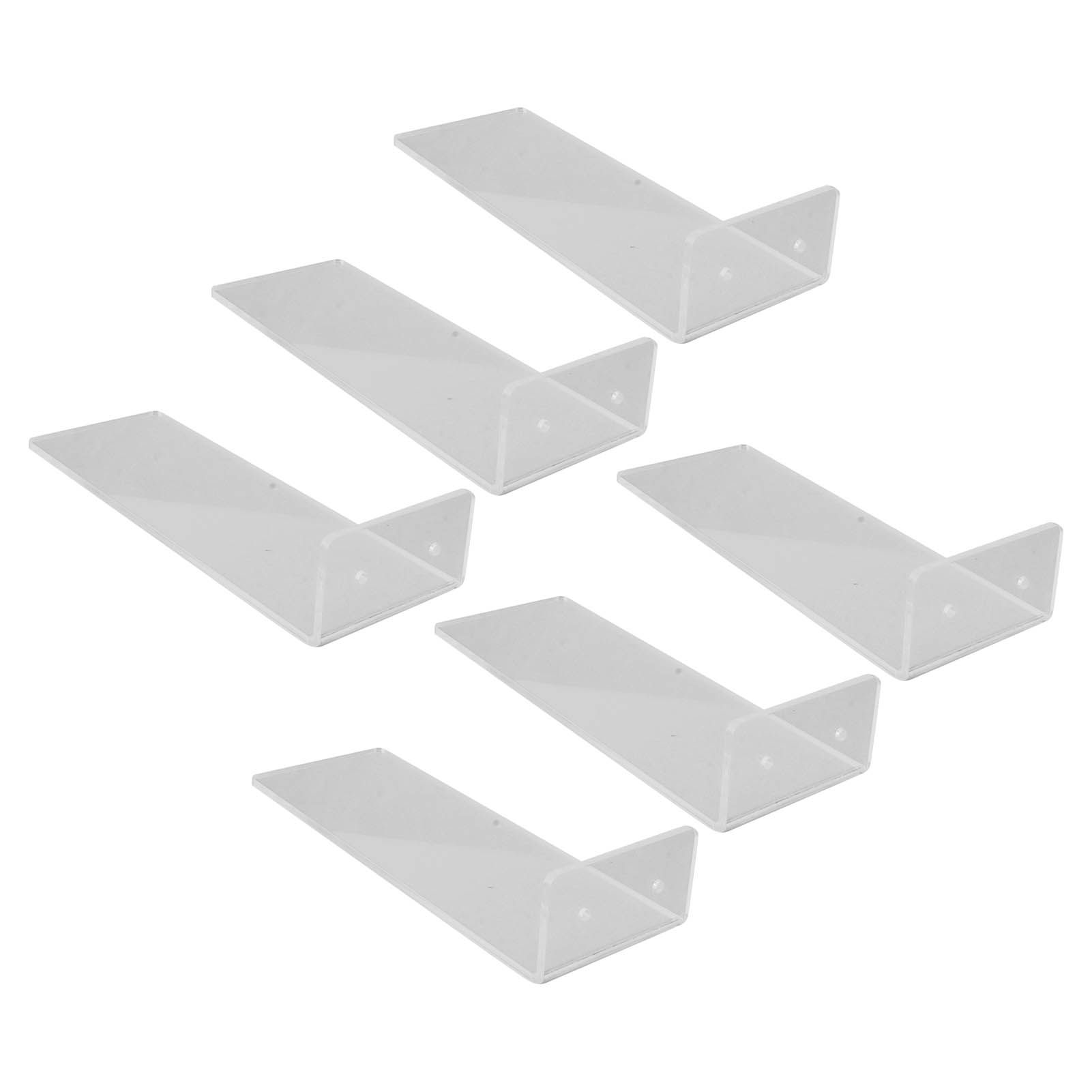 6Pcs Floating Shoes Rack Basketball Shoes Football Shoes Display Rack Wall Acrylic Transparent Sneakers Shelf โ image 5