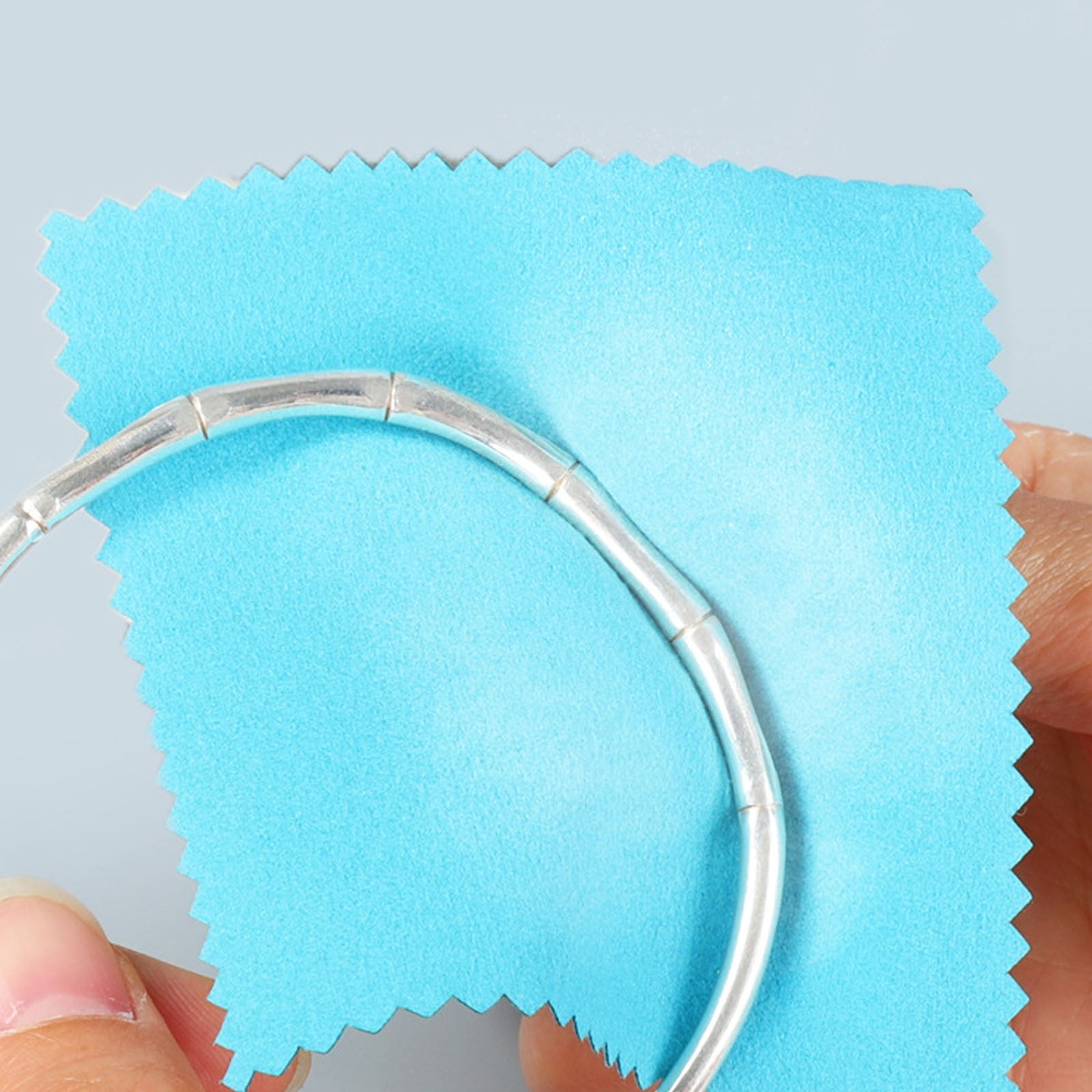 Polishing Cloths Pack for Silver Gold Brass and Copper Jewellery Polishing Cloths to Keep The of Your Jewellery- H One Size E β image 6
