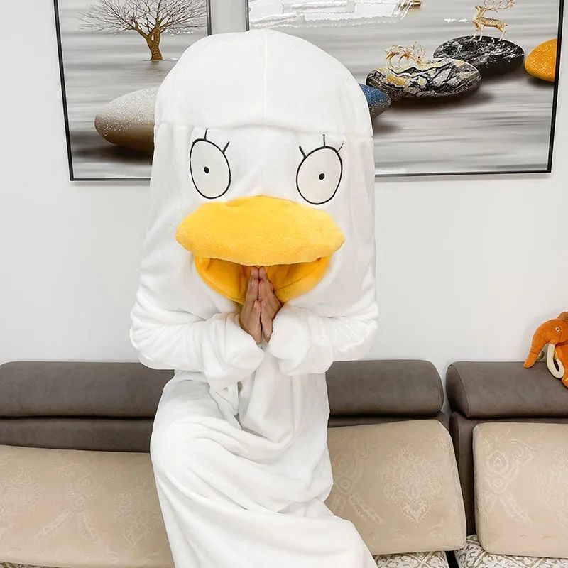 Duck Cosplay Costumes One Piece Pajamas Lovely Shape Jumpsuit Sleepwear for Daily Wear Type1 S โ image 5