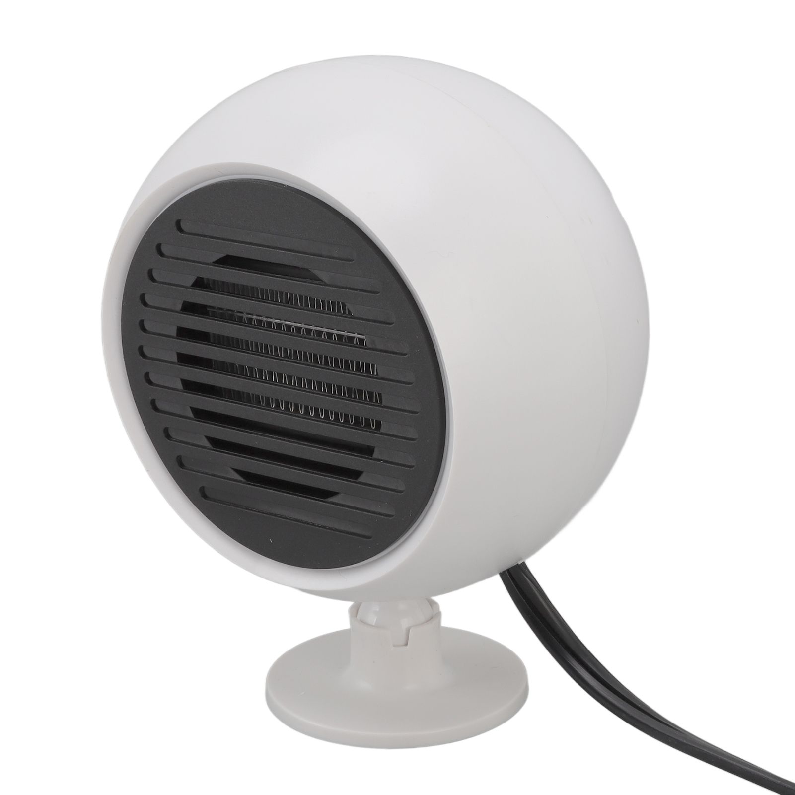 Car Heater Constant Temperature Low Noise Wide Angle 360° Adjustable Car Heater Fan White 12V — image 5
