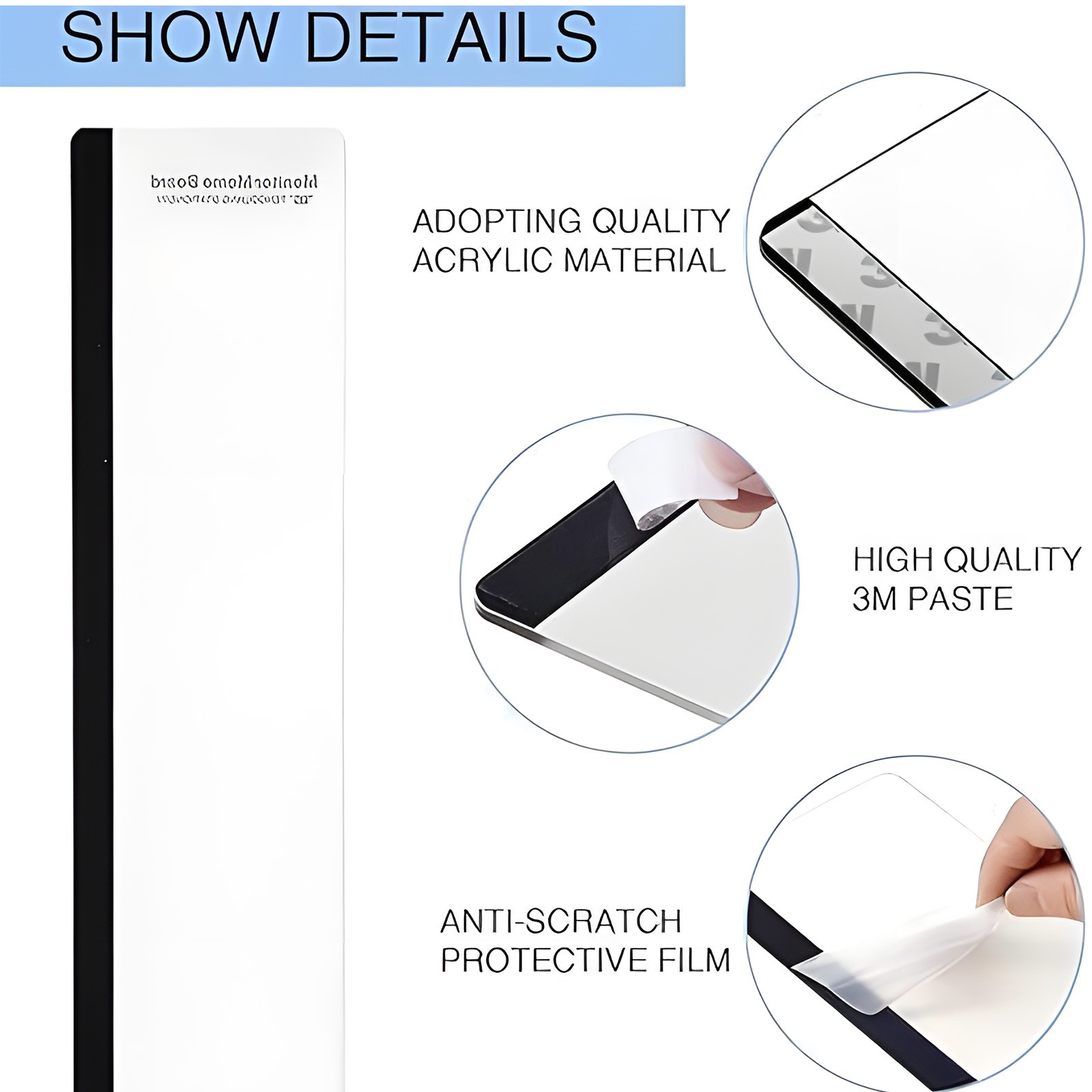 Office Desk Accessories Monitor Memo Board Computer Message Board Office Supplies for Women Men Computer Sticky Note Holder Home Office Accessories Desktop — image 4