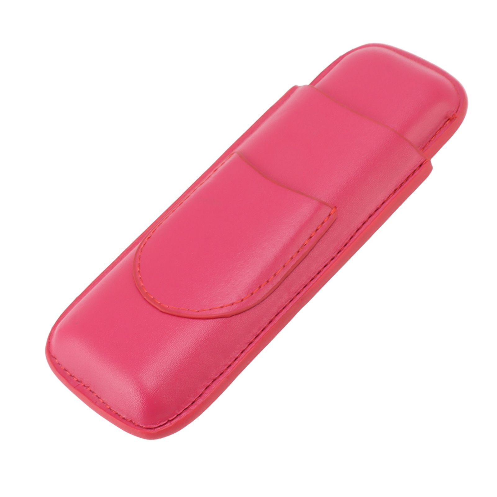 Cigar Case Elegant Vintage Hand Crafted Slim Portable 2 Fingers Cigar Holder for Travel Party Business Pink โ image 5