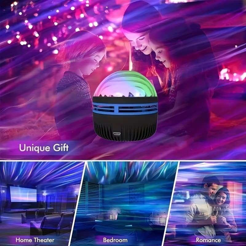 Aurora Lights Projector, Northern Lights Projector with Remote Control, Night Light Projector for Adults, for Game Room/Bedroom/Ceiling/Party — image 2