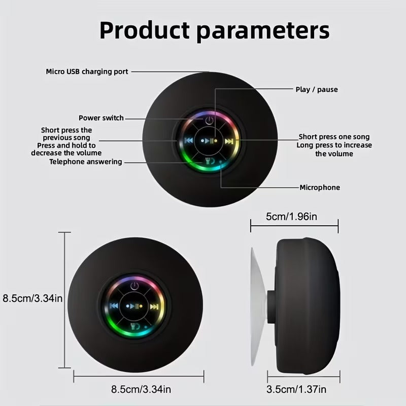 Portable Wireless Speaker with Suction Cup โ image 2