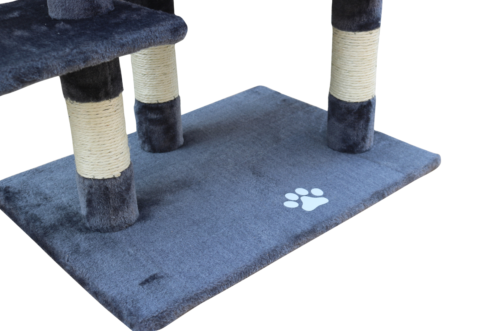 YES4PETS 120 cm Multi level Cat Kitten Scratching Post Tree-Grey — image 6