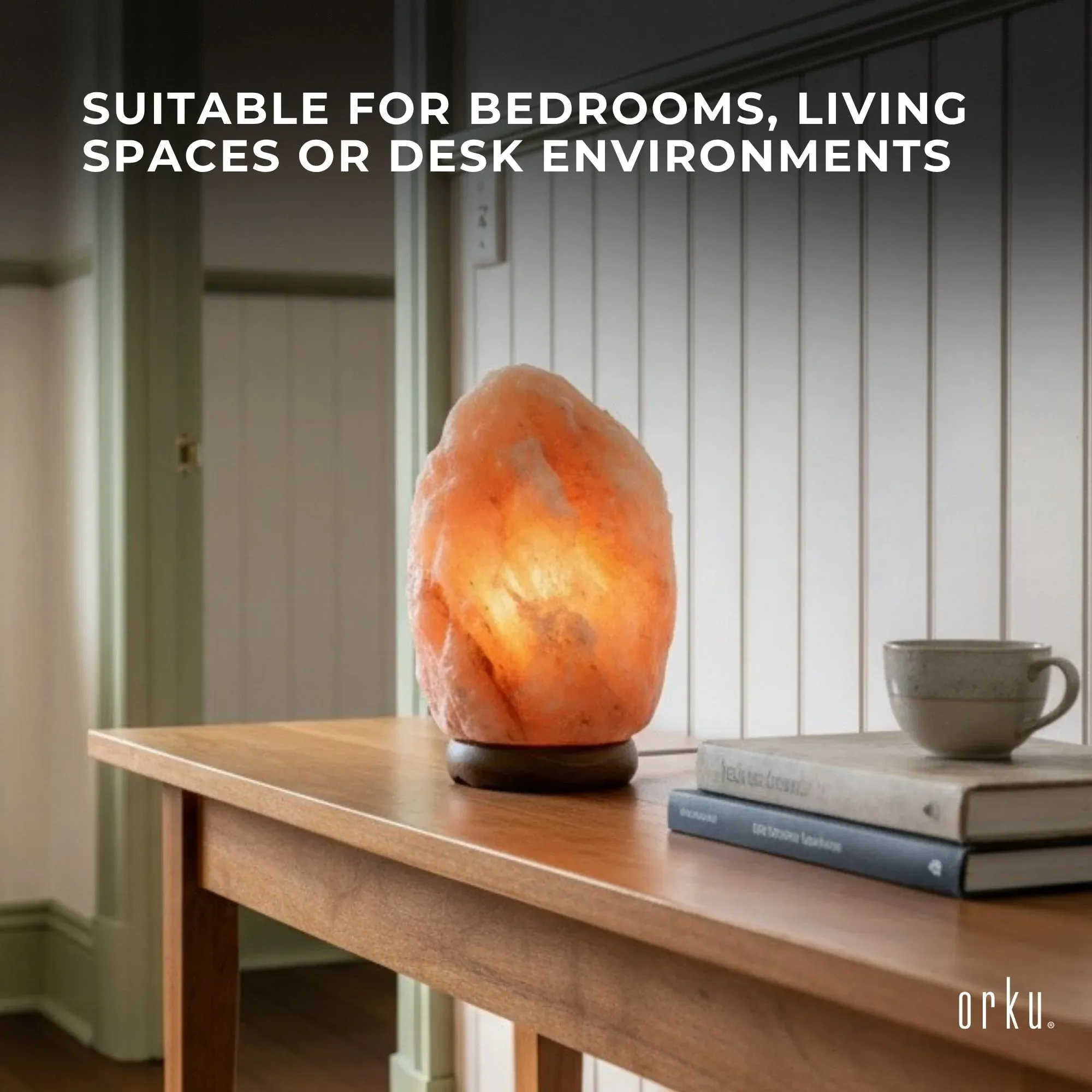 Orku 5Kgs Himalayan Pink Salt Lamp - X-Large Natural Rock Night Light — image 4