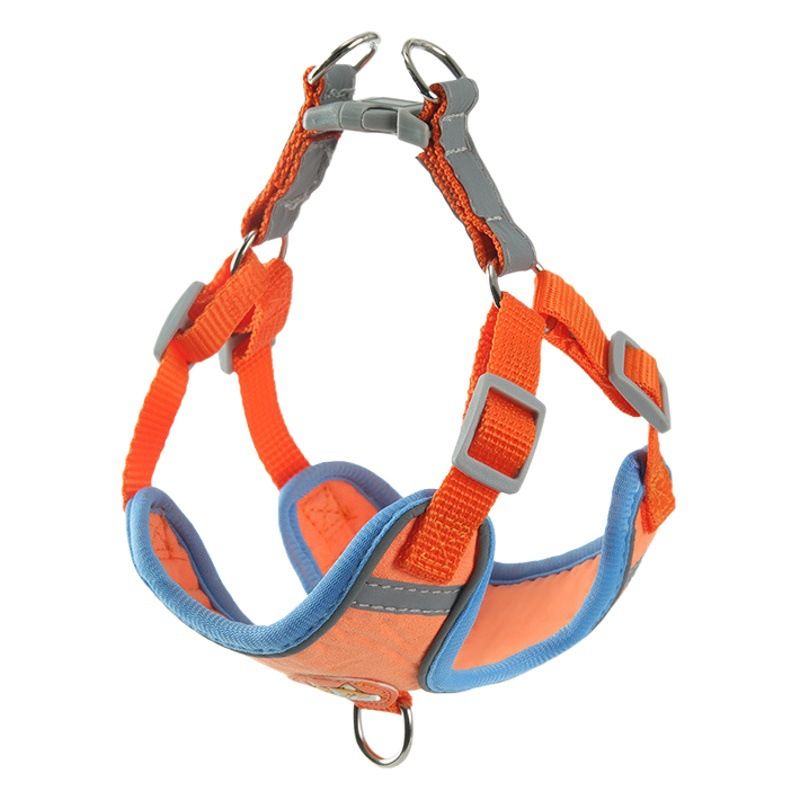 Reflective Leather Dog Cat Chest Strap Harness Dry Poly Orange XL recommendation (10.00 kg-14.00 kg