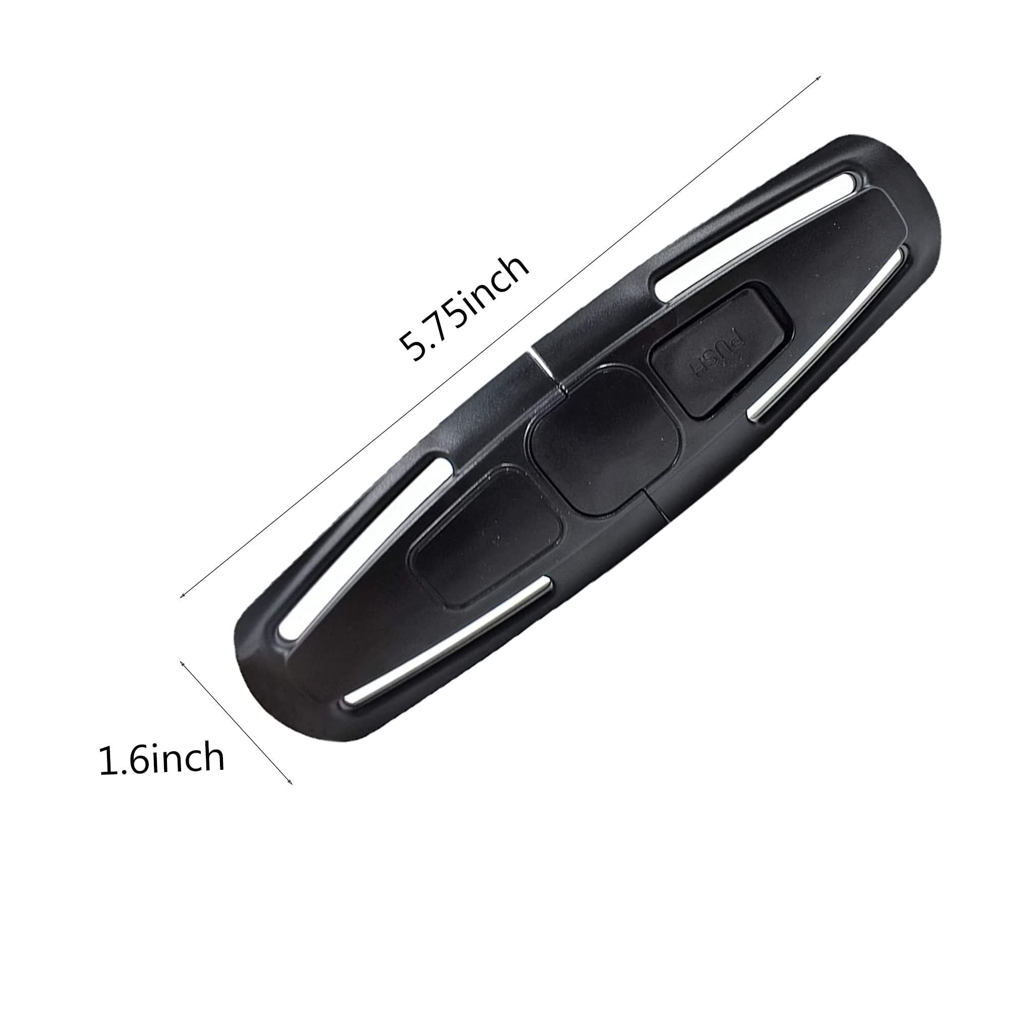 2 Pieces Seat Chest Harness Clip Seat Safety Belt Clip Buckle Lock Stroller Chest Clip Universal Replacement — image 2