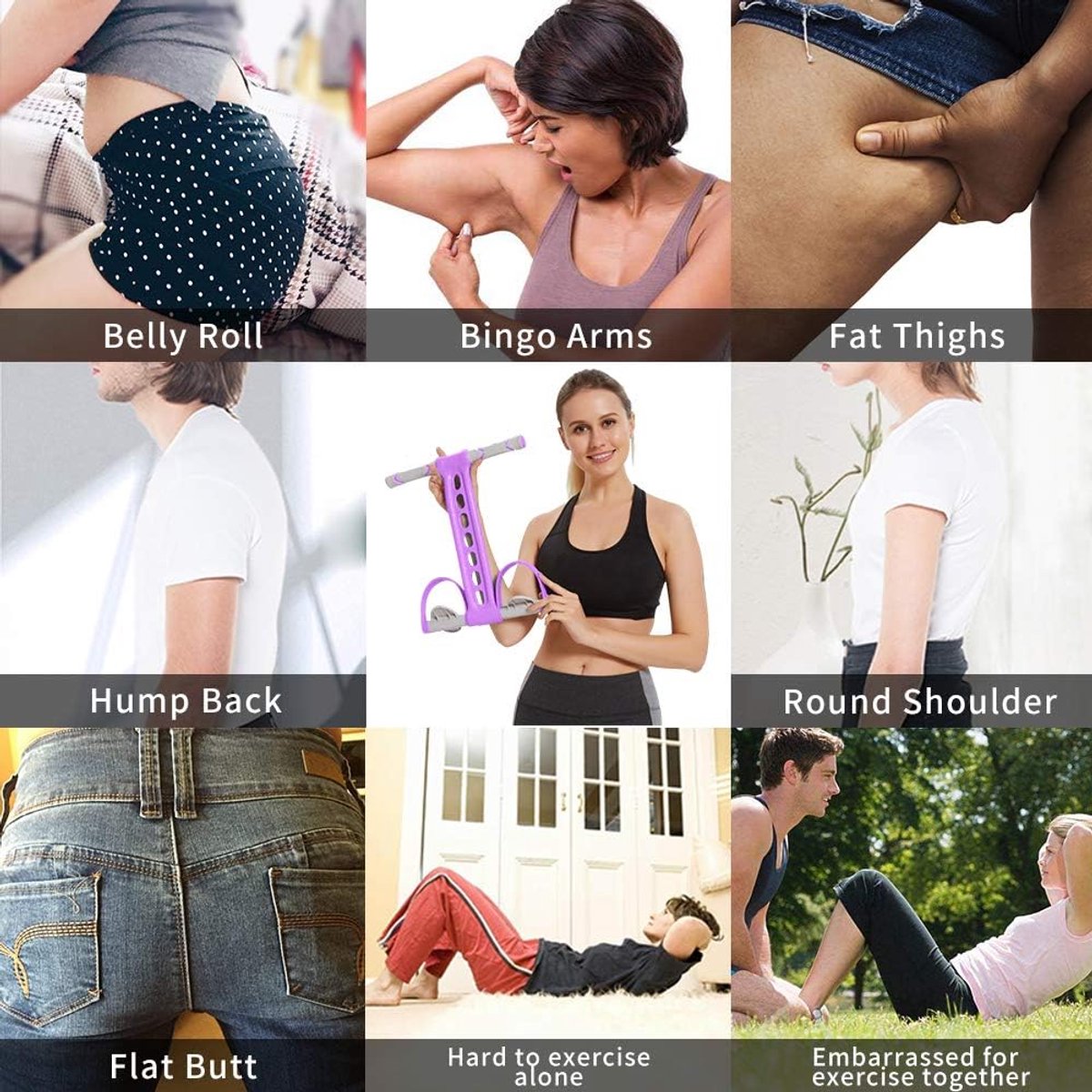 Elastic Abdominal Trainer - Fitness Resistance Bands - Ab Trainer - Ab Roller - Ab Wheel - Abdominal Wheel - Resistance Fitness Resistance Pedal Band — image 2