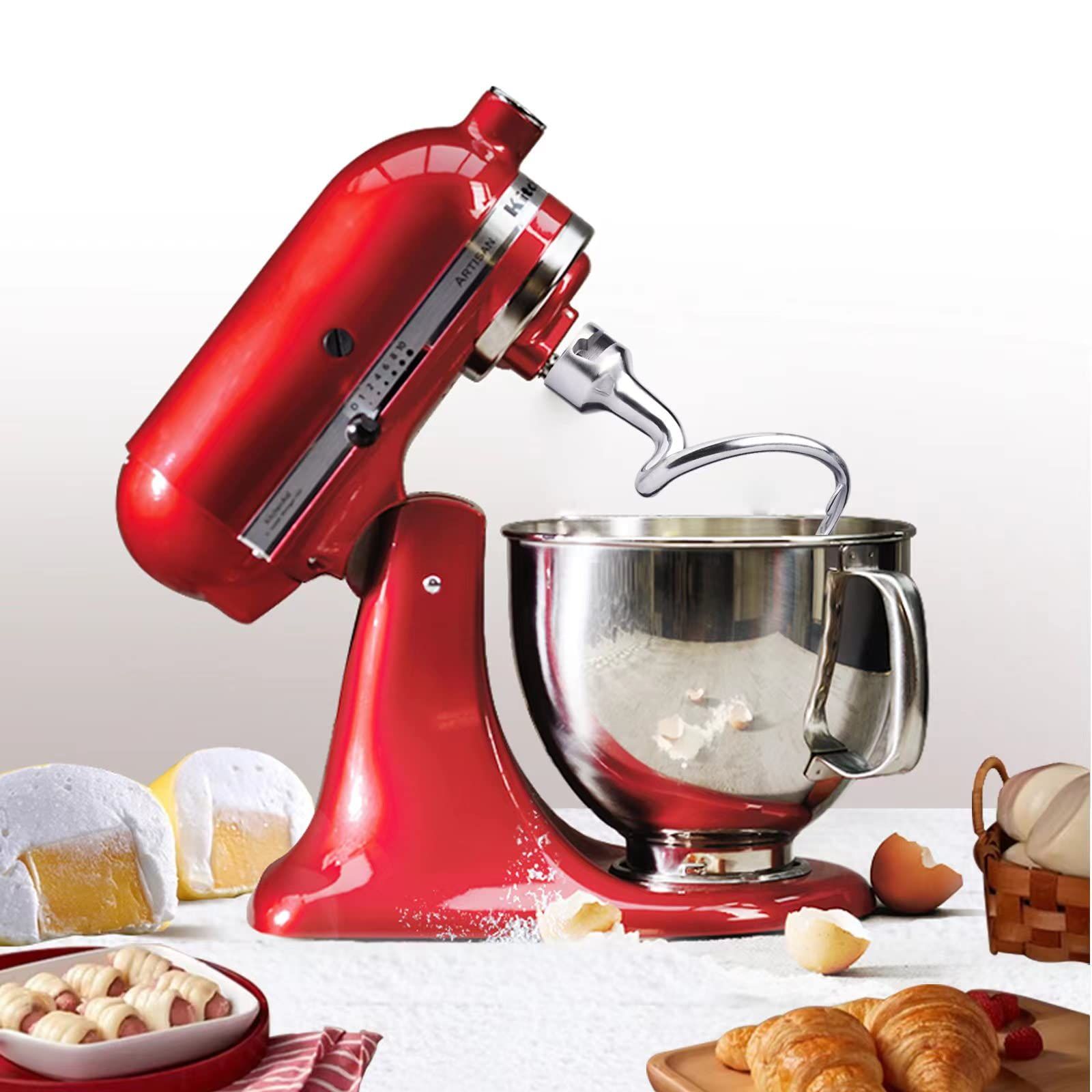 Stainless Steel Spiral Dough Hook Attachment Tilt-Head Stand Mixer, Dough Hook, Dishwasher Safe, Mixer Accessory โ image 2