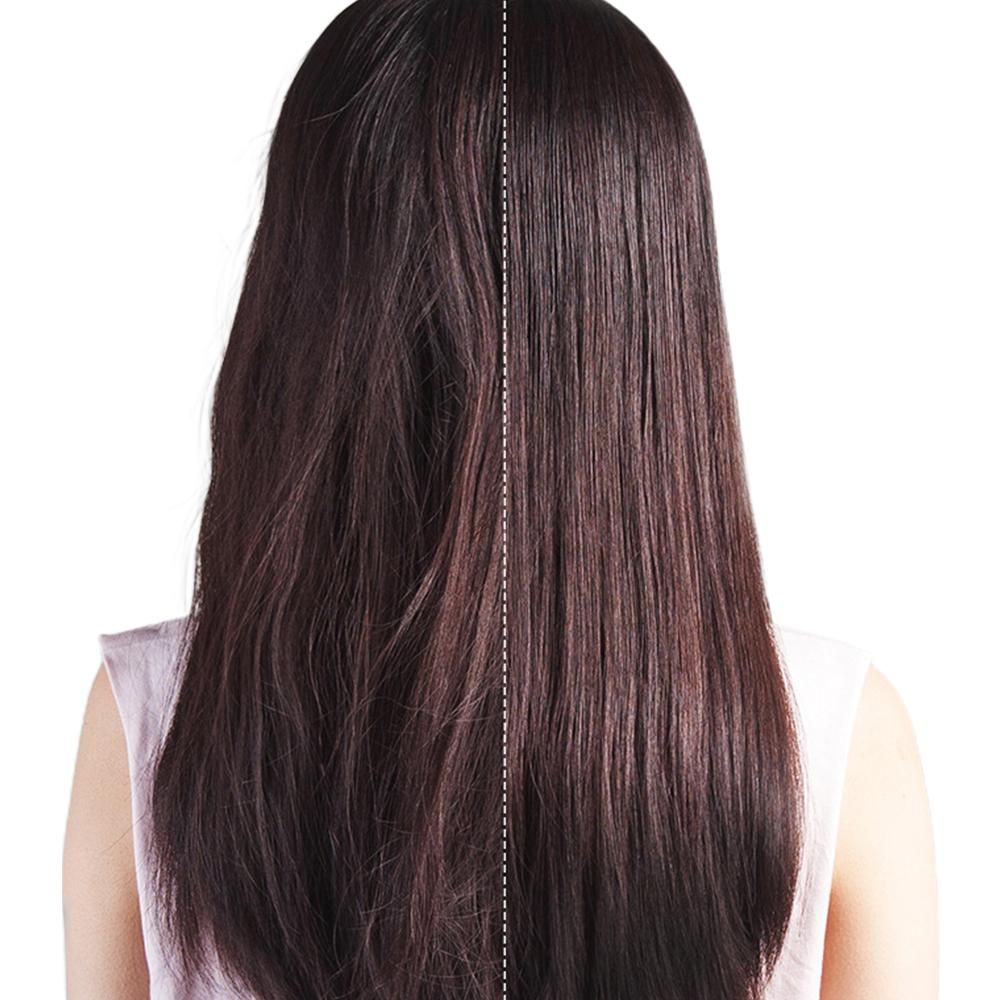 Hair Straightener Brush Fast Heating Electric Hot Negative Ion Straightening Comb for Home Salon -Black — image 2