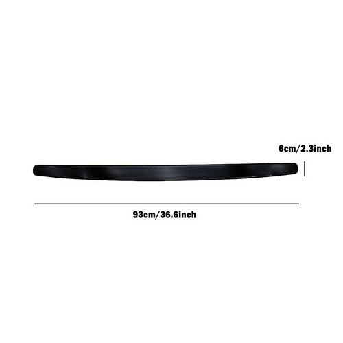 Black Car Chrome Front Bonnet Hood Trim Line For ISUZU D-Max Dmax & MU-X โ image 3