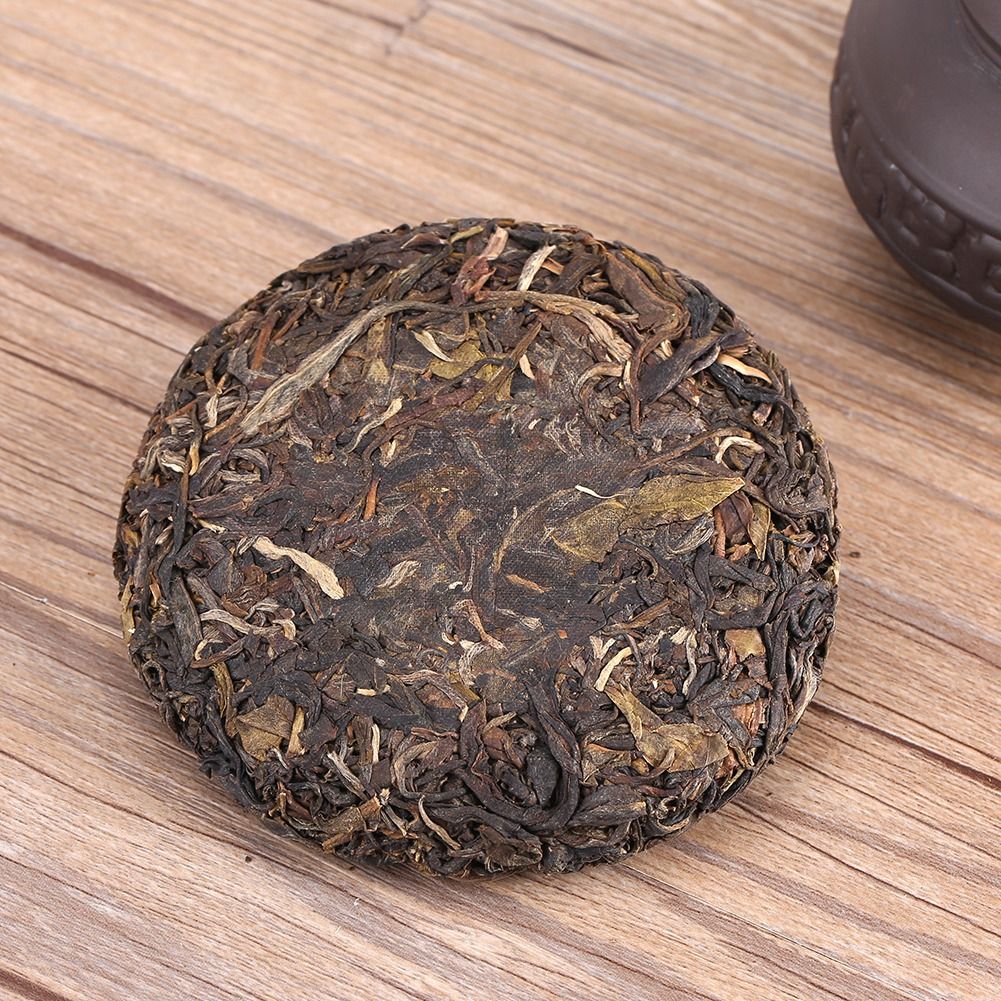 Chinese Yunnan Raw Cake Pu er Tea Healthy Pu'erh for Family Friends 100g โ image 5