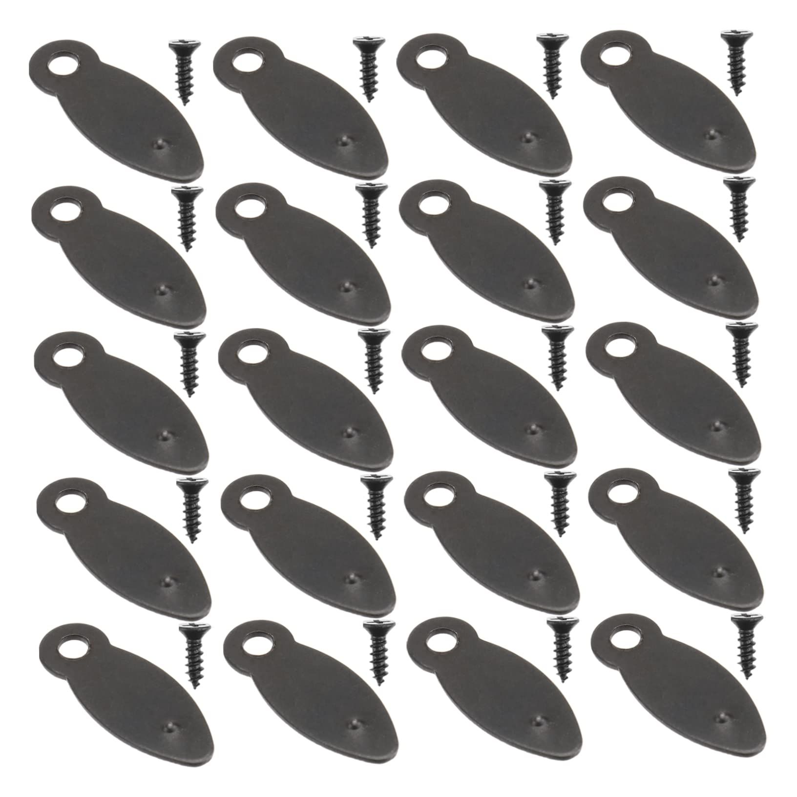 50pcs Photo Frame Back Panel Buckle Mini Picture Frames Frame Buckles Flat Turn Buttons Photo Frame Fixing Buckle Photo Buttons