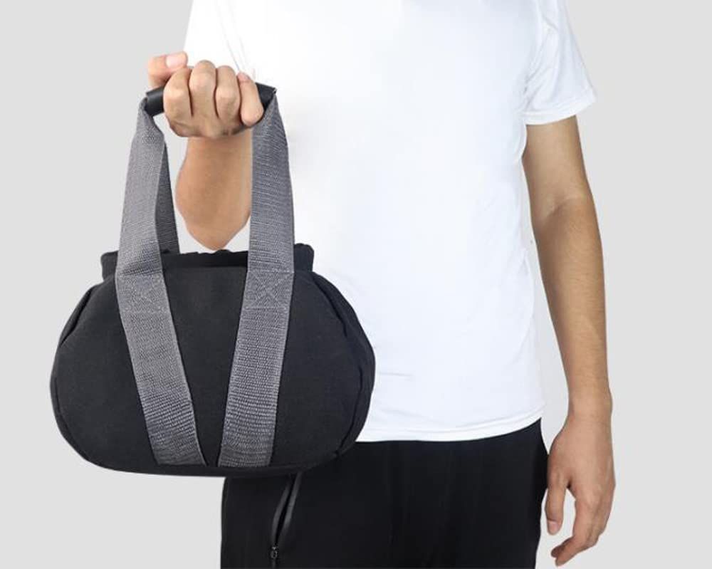 Portable Fitness Sandbag Kettlebell Weightlifting Sand Bag with Handle, Adjustable Gym Travel Indoor Exercise Bodybuilding Tools โ image 4
