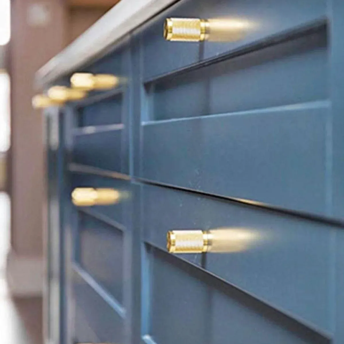 Brass Handle Modern Simple Knurled Copper Pull Closet Drawer Cabinet Door Handle - 20mm โ image 6