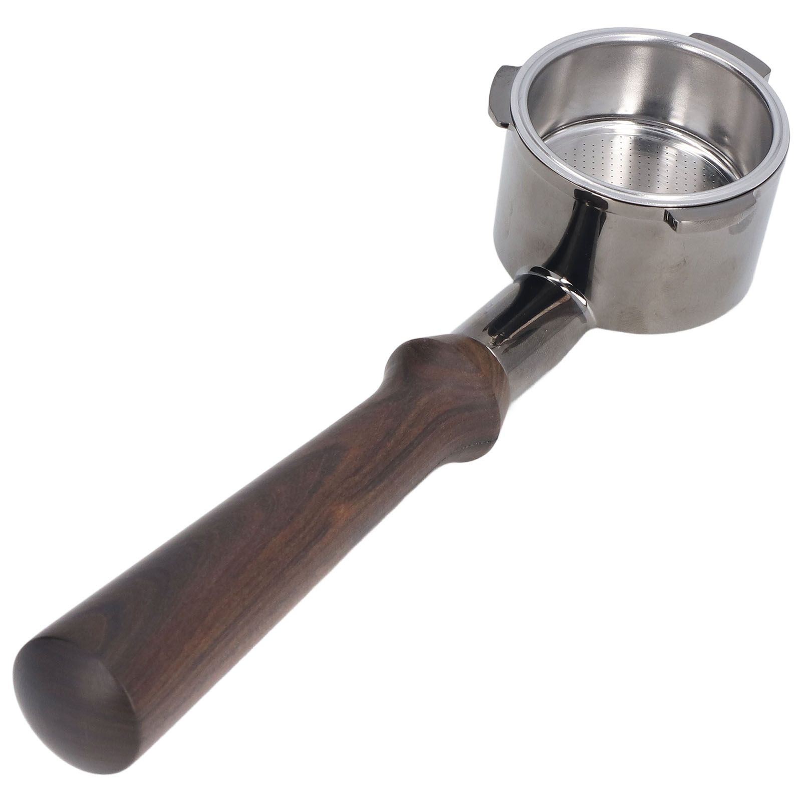 Coffee Portafilter 51mm Ergonomic Black Rosewood Handle Bottomless Zinc Alloy Portafilter for Coffee Machines โ image 6
