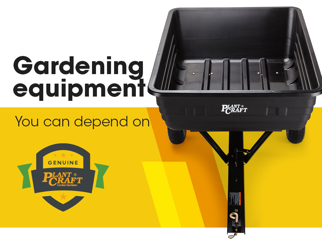 PLANTCRAFT 400LBS Poly Dump Cart Garden Tip Trailer Tray Tow Quad ATV Ride โ image 2