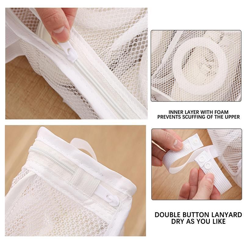 Mesh Laundry Shoes Bags Dry Shoe Organizer Portable Washing Bags โ image 6