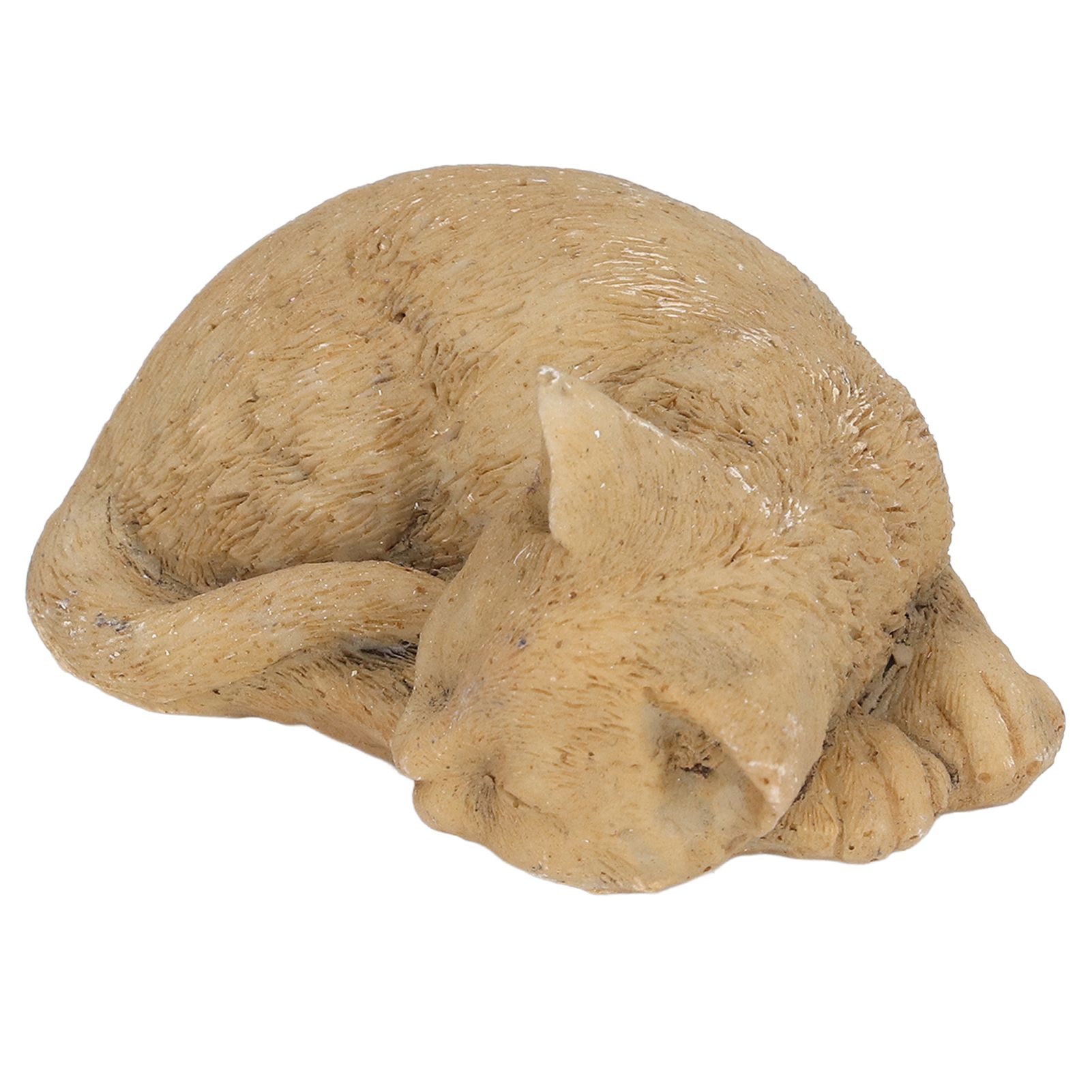 Pet Memorial Tombstone Weatherproof Resin Pet Memorial Garden Stone for Garden Outdoor YardOrnament Cat B Sand Color — image 2