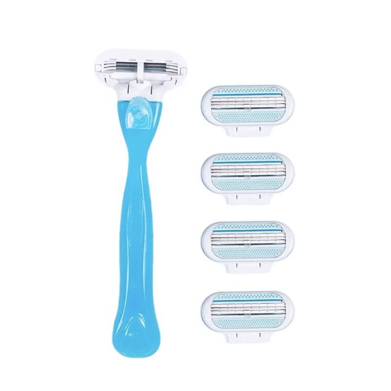 Jiyun Manual Shaving Razor 3 Layer Blade Pink 1 knife holder โ image 5