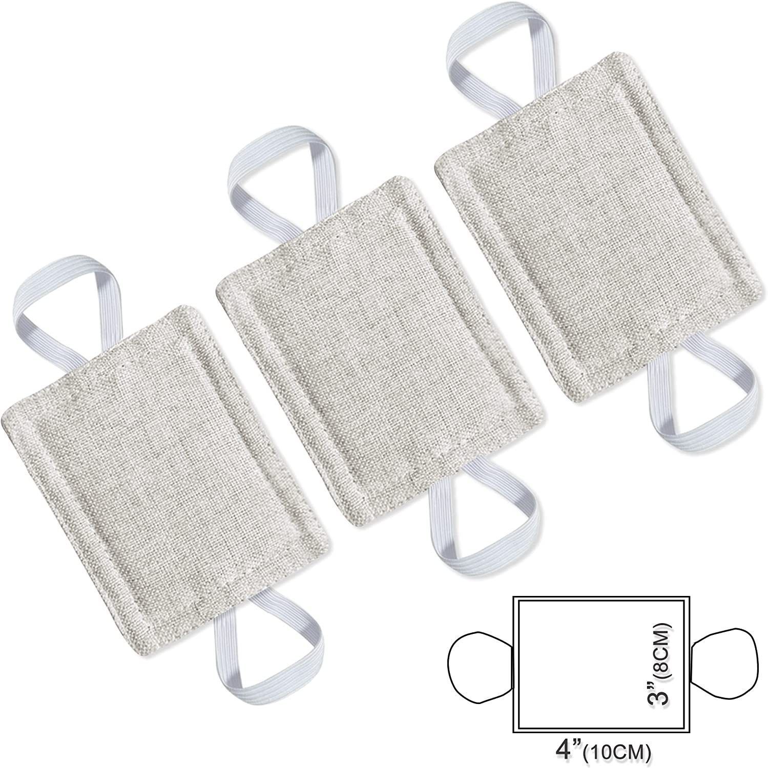 Door Silencer Quiet Door Closer Cushion,Light Sleepers Noise Reduced Prevent from Locking for Toddler Safety - 4 x 3 inch, Pack-3 — image 2