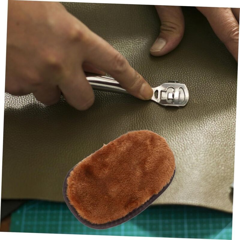 3, Bags Furniture, Leather Care Accessories Piece Thick Leather Cleaning Gloves with Bristles for Polishing and Buffing Shoes — image 4