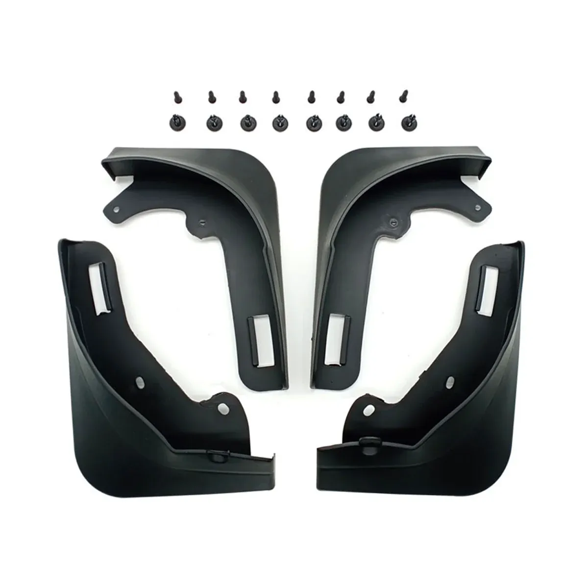 4PCS Universal Soft Rubber Fender Flares Wheel Arch Guard No Drill Car Accessories โ image 2