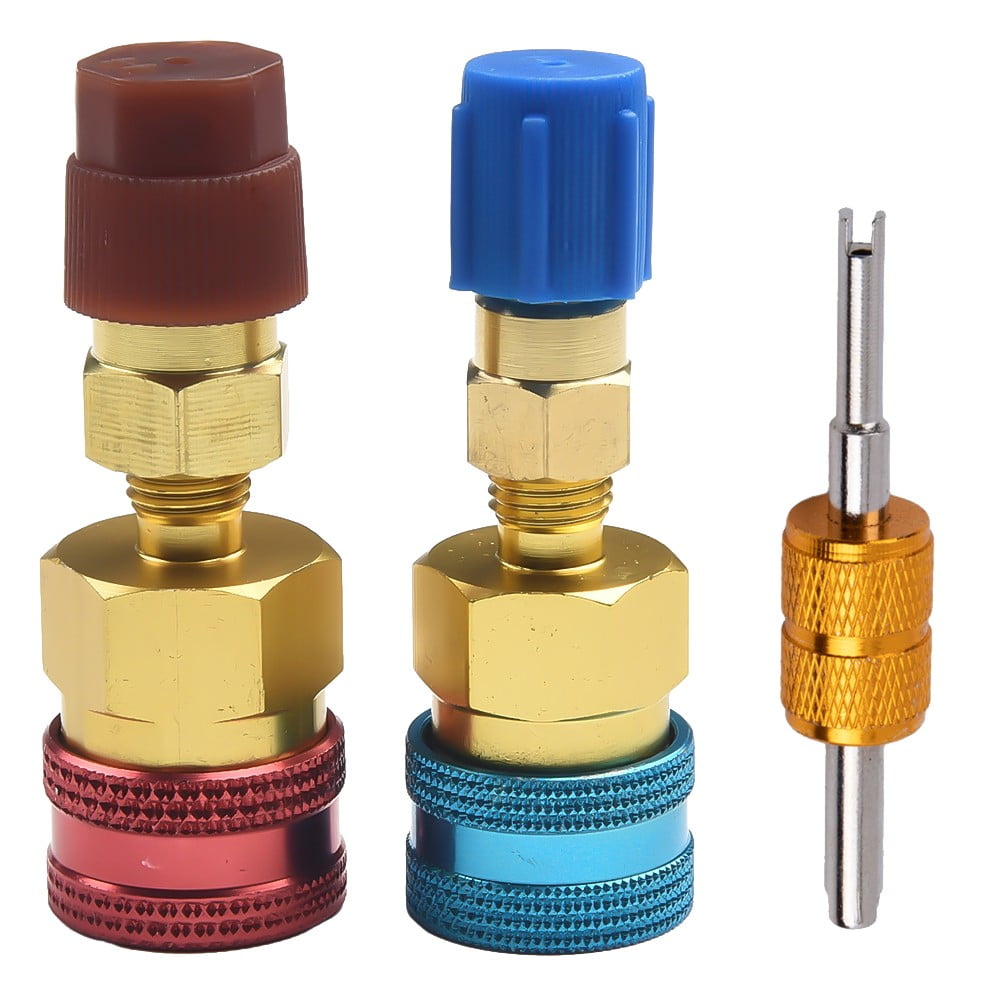 R1234Yf To R134A Quick Coupler Adapter Car Low Side Air Conditioning Fitting Kit — image 2