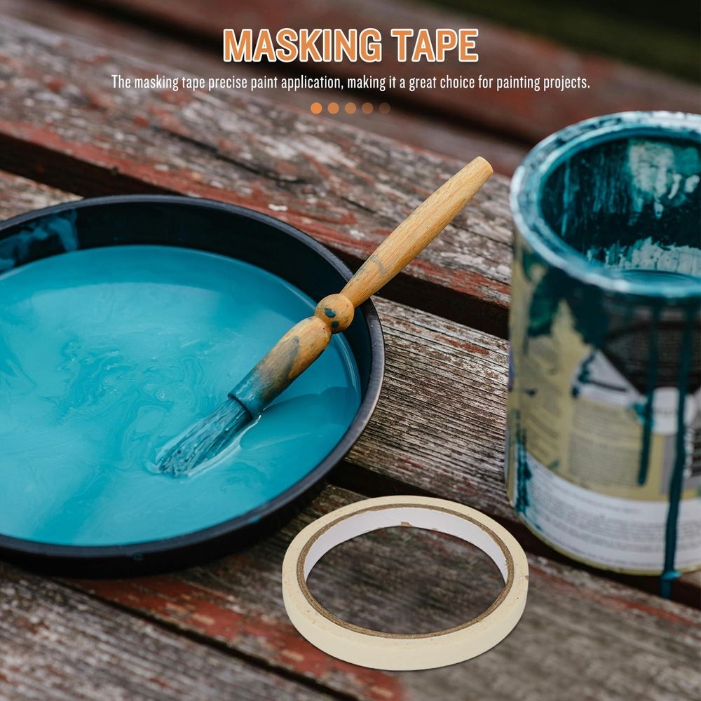 White Paper Masking Tape Painters Tape for Automotive Painting Wall and Home Decor Use