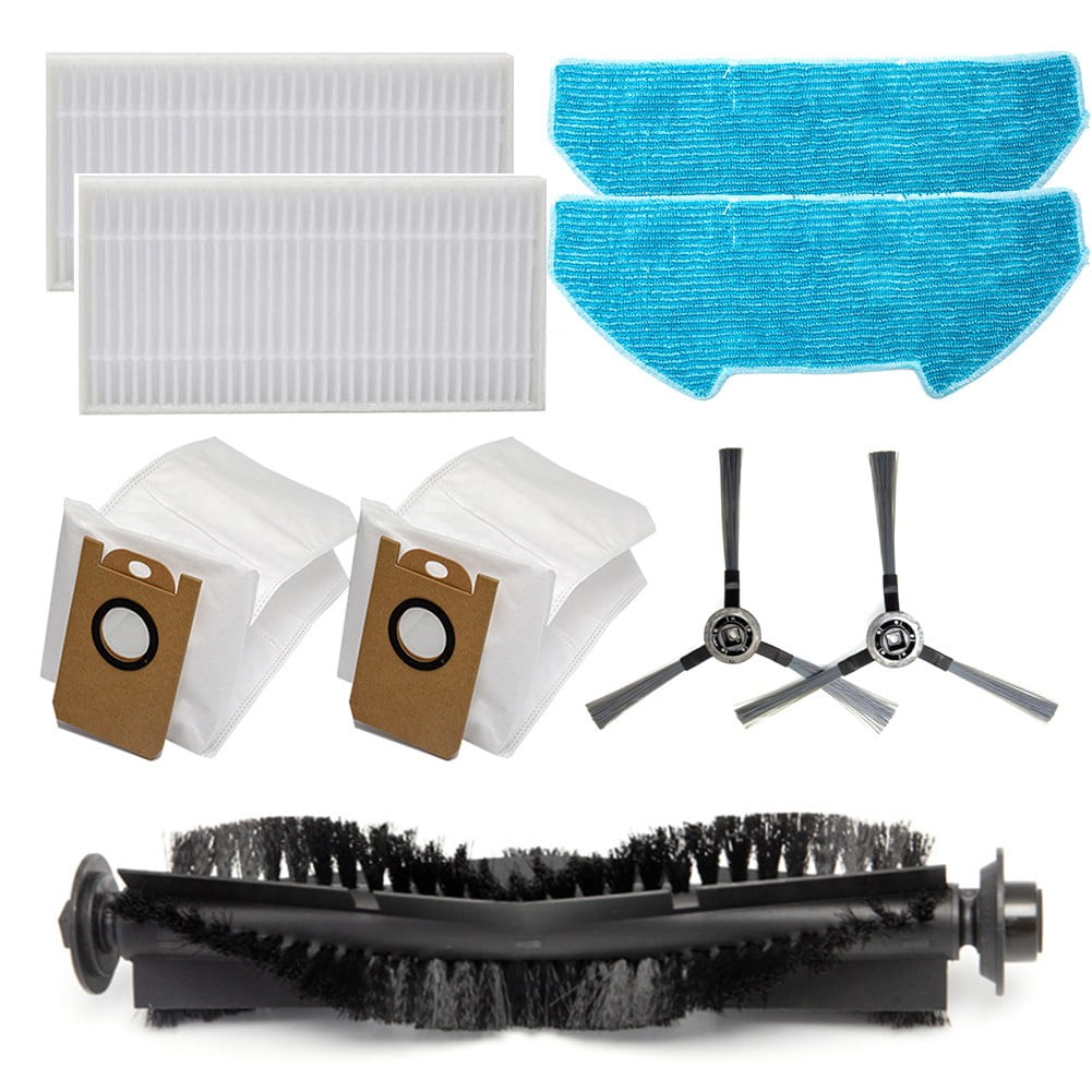Replacement Filter Mop Cloth Dust Bag Side Brush Kit For Redkey R10 Robot Vacuum Cleaners Rotating Mop Accesories