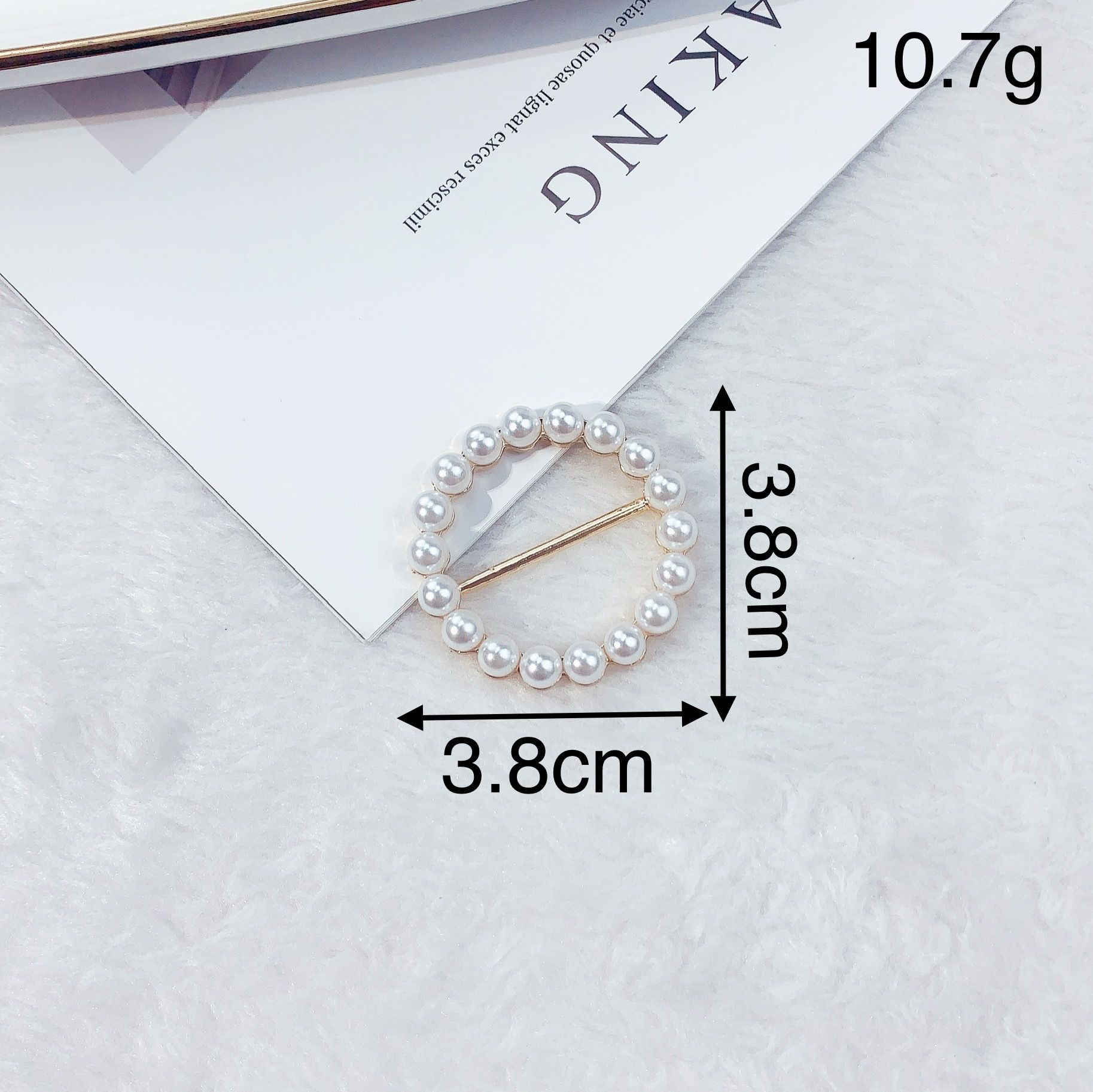 5 Pcs Alloy Rhinestone Buckles Metal Heart Shape Ring Clip Buckle for Ribbon Scarf Dress T-Shirts Shirt Tie Decor โ image 3