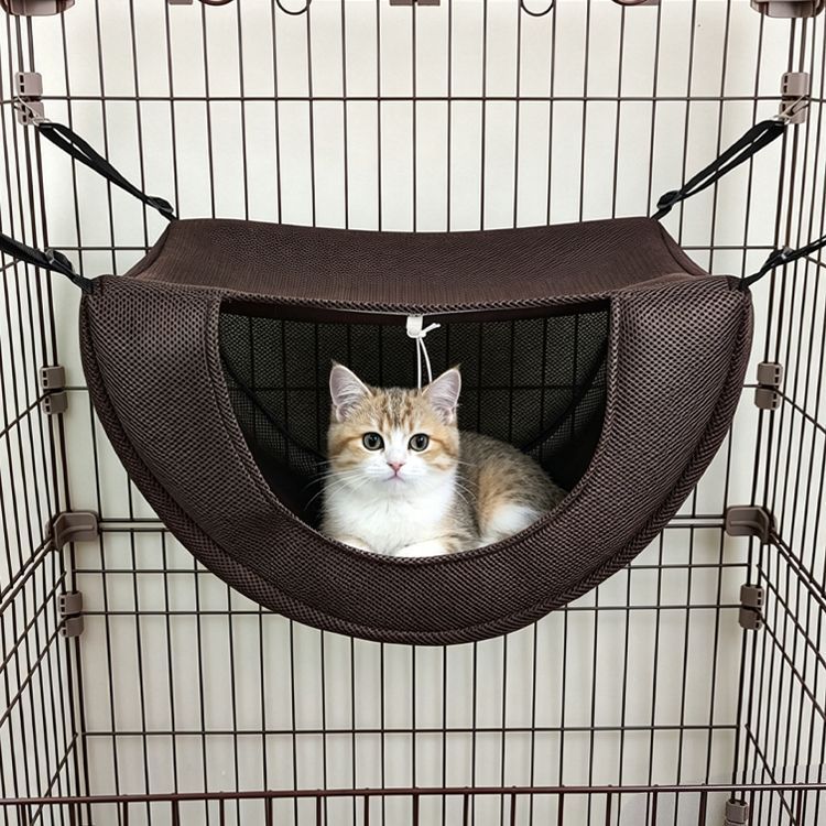 Cat Cage Hammock - Coffee 35 × 27 × 20cm