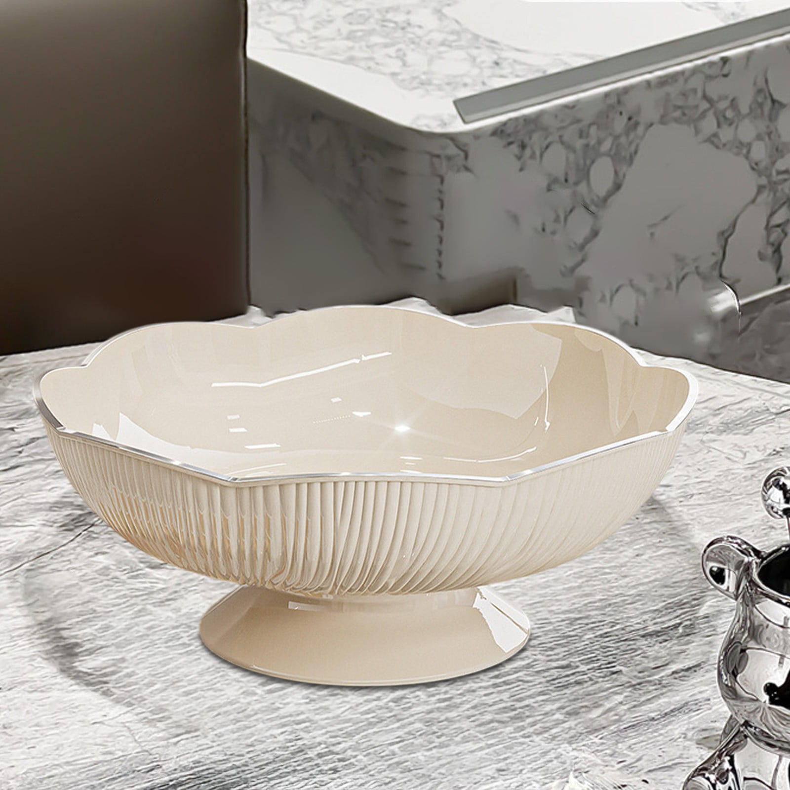 Ceramic Fruit Bowl for Kitchen Counter — image 6