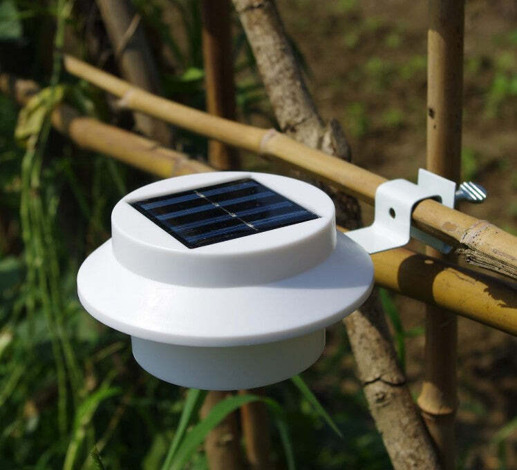 Solar Multipurpose Light (6-Piece, White) w/ Screw & Mount, Energy-Saving — image 3