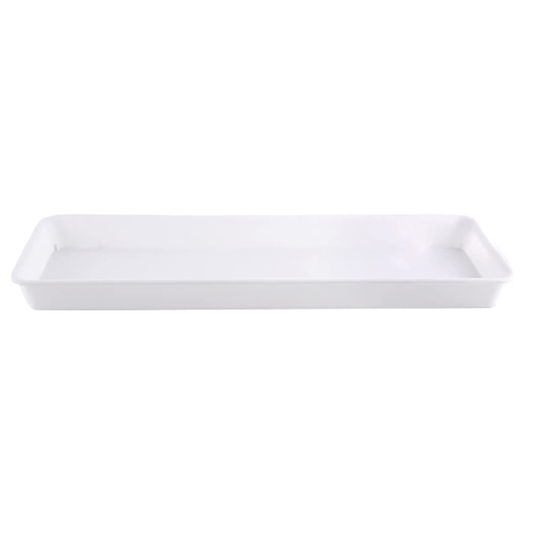 Plastic Plant Pot Rectangle Heavy Duty Large Flowerpot Tray Resin Plant Drip Saucer Base Flower Box Saucer Suitable for Long Planter