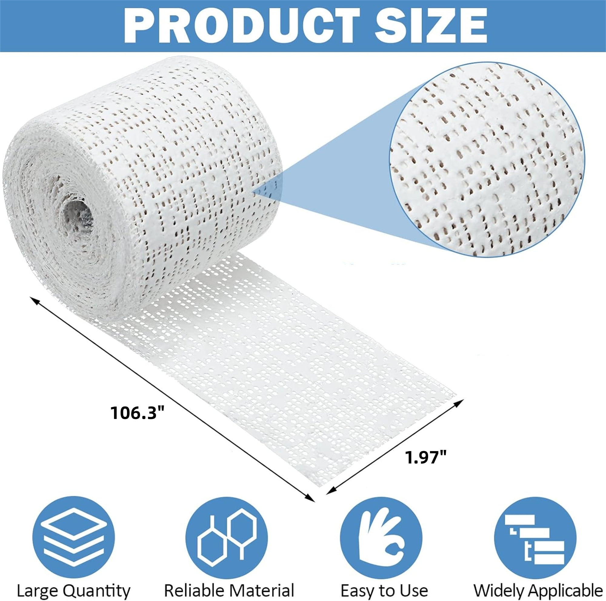 DIY Sculptures Bandage Plaster Cloth Rolls Set of 6 Plaster Strip 1.97 × 106.3in DIY Hobby Crafts Supplies for Masks Scenery Sculptures 6pcs — image 2
