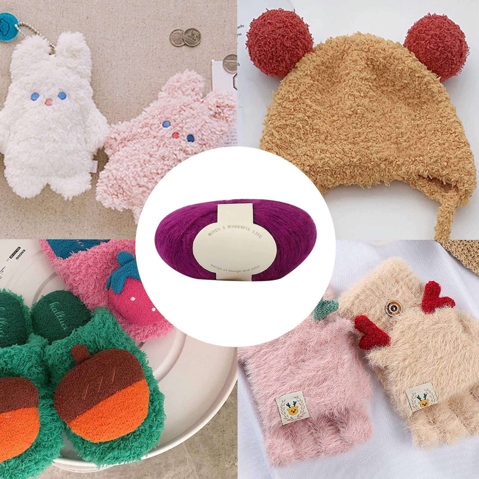 Clearance! Boovnll Mohair Yarn, Soft Yarn for Crocheting, Hand Knitting Hats, Sweater, Scarves, Crafts, Home Decorations, DIY Kids Toys, Yarn 32 โ image 2
