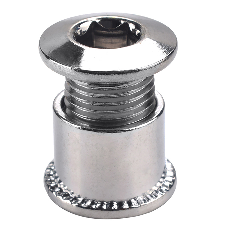 5-speed chainring mounting plate bolt nut chainring road bike parts black — image 5
